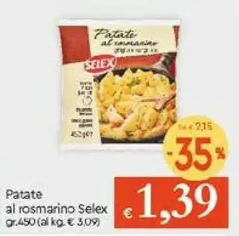 Galassia Selex Selex - Patate al Rosmarino Grigliate Surgelate 450 g(ml) offerta