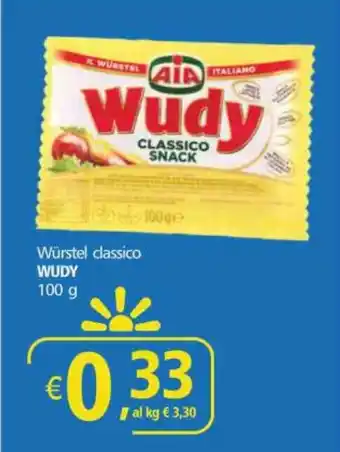 Alter Discount Würstel classico WUDY 100 g offerta