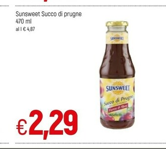 Famila Sunsweet California Succo Di Prugne Secche offerta