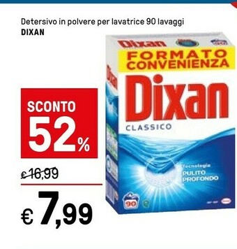 Iper La Grande Dixan Detersivo In Polvere Per Lavatrice offerta