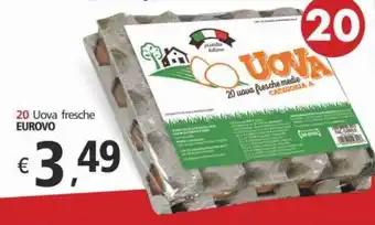 20 Uova fresche EUROVO