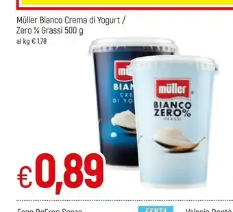 Famila Muller Bianco Crema Di Yogurt 500 G(ml) offerta