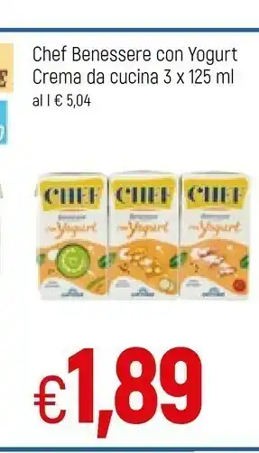 Famila Superstore Parmalat Chef Benessere Con Yogurt Crema Da Cucina offerta