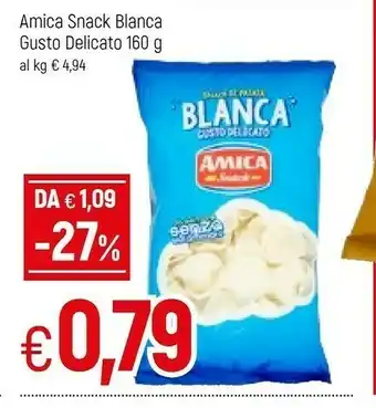 Famila Superstore Amica chips Snack Blanca Gusto Delicato 160 G offerta