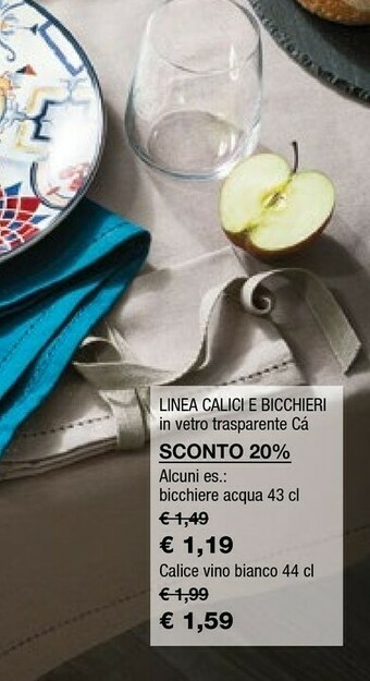 Iper La Grande Linea Calici E Bicchieri offerta