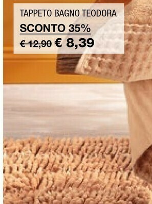 Iper La Grande Tappeto Bagno Teodora offerta
