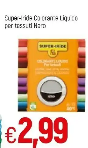 Famila Superstore Super-iride Colorante Liquido Per Tessuti Nero offerta