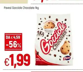 Famila Superstore Pavesi Gocciole Chocolate 1000 G(ml) offerta
