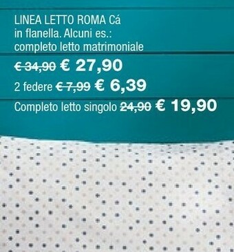 Iper La Grande Completo Letto Matrimoniale/ Singolo offerta