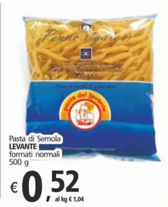 Alter Discount Pasta di Semola LEVANTE formati normali 500 g offerta