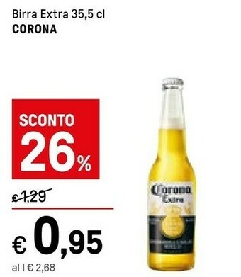 Iper La Grande Corona Extra Birra offerta