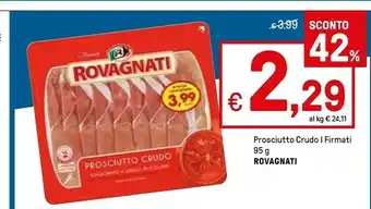 Iper La Grande Rovagnati Prosciutto Crudo 90 G(ml) offerta