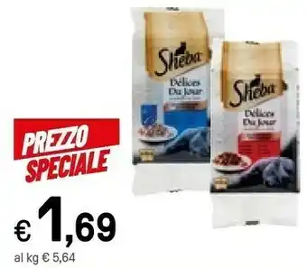 Iper La Grande Sheba Alimento Umido In Salsa Per Gatti Delices Du Jour offerta