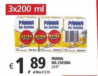Alter Discount PANNA DA CUCINA UHT 3 x 200 ml offerta