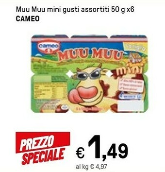 Iper La Grande Cameo Muu Muu Mini Vaniglia 300 G(ml) offerta