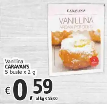 Vanillina CARAVAN'S 5 buste x 2 g