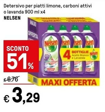 Iper La Grande Nelsen Detersivo Per Piatti Limone offerta