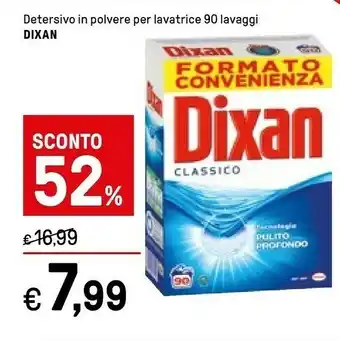 Iper La Grande Dixan Detersivo In Polvere Per Lavatrice 90 Lavaggi offerta