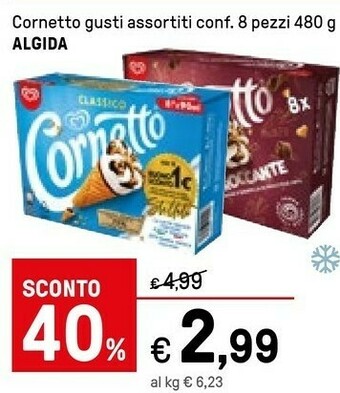 Iper La Grande Algida Cornetto offerta