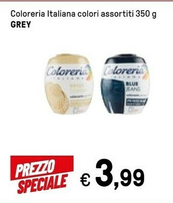 Iper La Grande Grey Coloreria Italiana offerta