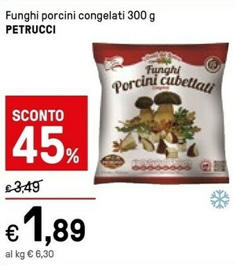 Petrucci Funghi Porcini Congelati