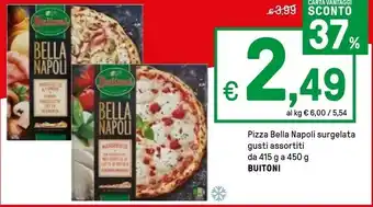 Iper La Grande Buitoni Pizza Bella Napoli Surgelata offerta