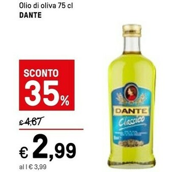 Iper La Grande Dante Olio Di Oliva offerta