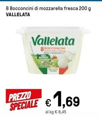 Iper La Grande Vallelata 8 Bocconcini Di Mozzarella Fresca offerta