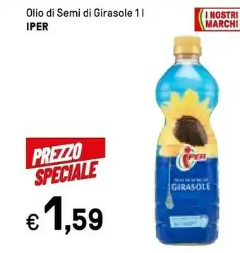 Iper La Grande Iper - Olio Di Semi Di Girasole 1000 G(ml) offerta