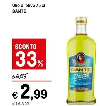 Iper La Grande Dante Olio Di Oliva offerta