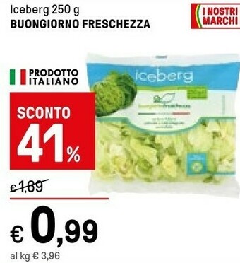 Iper La Grande Buongiorno freschezza Iceberg offerta