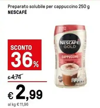 Iper La Grande Nescafé Preparato Solubile Per Cappuccino offerta