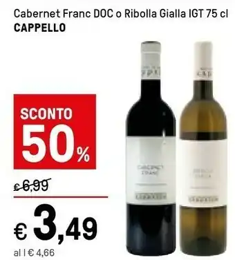 Iper La Grande Cappelllo Cabernet Franc Doc offerta
