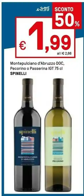 Spinelli Montepulciano D'Abruzzo DOC 750 G(ml)
