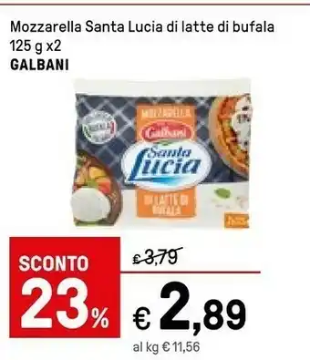 Galbani Mozzarella Santa Lucia 125 G(ml)
