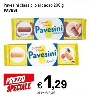 Iper La Grande Pavesi Ni Al Cacao 200 G(ml) offerta