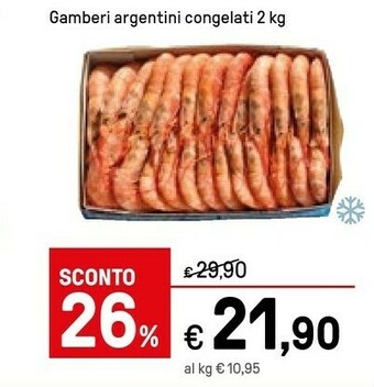 Iper La Grande Gamberi Argentini Congelati offerta