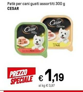 Iper La Grande Cesar Pate Per Cani offerta