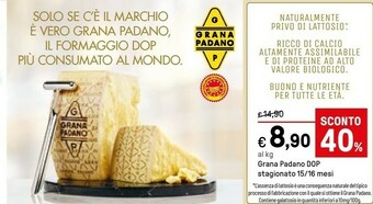 Iper La Grande Grana Padano DOP offerta