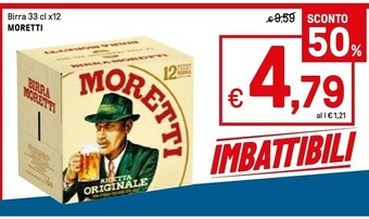 Iper La Grande Moretti Birra offerta