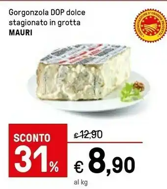 Iper La Grande Mauri Gorgonzola Dop Dolce Stagionato In Grotta offerta