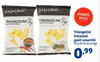 In'S Mercato Triangolini Golosani gusti assortiti 70 g offerta