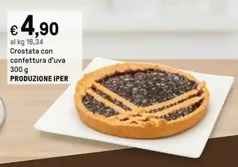 Iper La Grande Crostata Con Confettura D'uva offerta