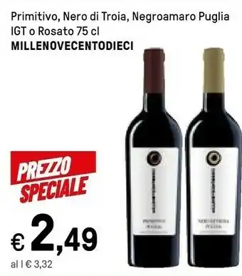 Iper La Grande Millenovecentodieci Primitivo offerta