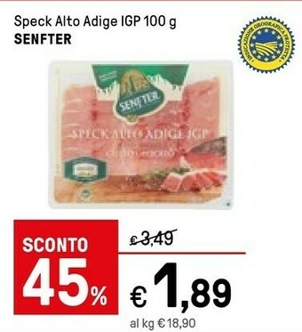 Senfter Speck Alto Adige IGP 100 G(ml)