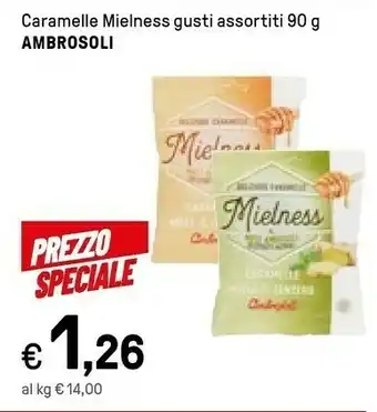 Iper La Grande Ambrosoli Caramelle Mielness 90 G offerta