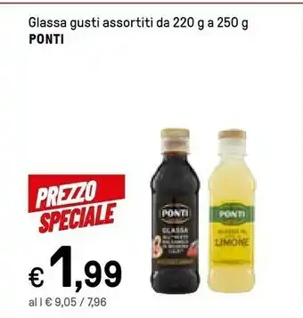 Iper La Grande Ponti Glassa Gastronomica Al Succo Di Limone 220 G(ml) offerta