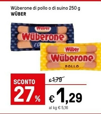 Wuber One Di Pollo 250 G(ml)