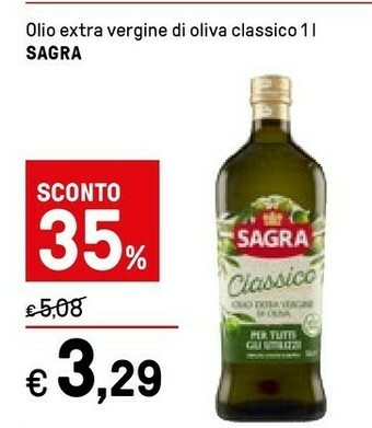 Iper La Grande Sagra Olio Extra Vergine Di Oliva Il Classico offerta