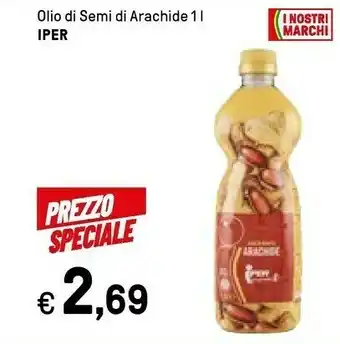 Iper La Grande Iper Olio Di Semi Di Arachide offerta